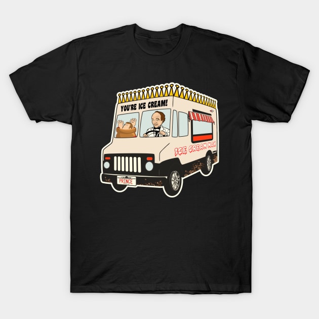 The Ice Cream Man Truck // Clint Howard T-Shirt by darklordpug